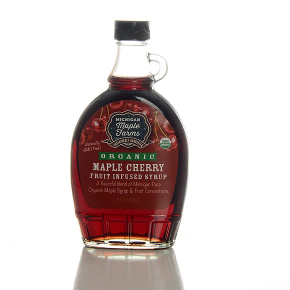 Organic Maple Cherry Syrup 12 oz